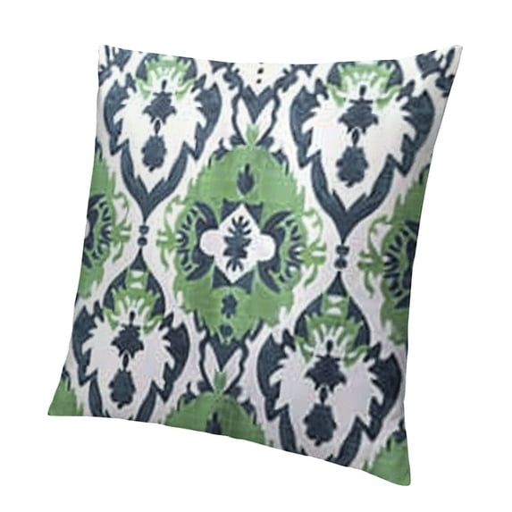 BANET New Living Series Cyan Blue Throw Decorative Pillow Cover Cushion Cover Geometric-Pattern White