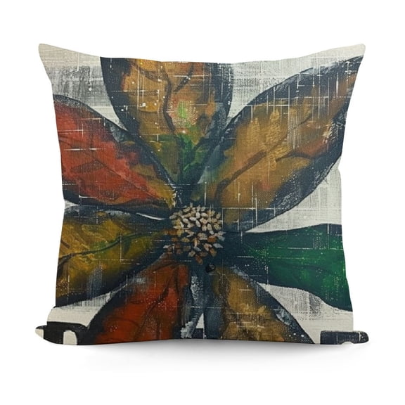 BANET Oh I Love Ohio States Throw Pillow Cover Vintage Red Buckeye Nut Pillow Case Decorative Men Women Boy Girl Room Cushion Cover for Home Couch Bed 12x12in