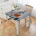 thumbnail image 1 of BANET Original Design Wipe Clean Wrinkle Resistant Rectangular Table Cloth Kitchen Dinning Decoration Table Cover Washable white, 1 of 8