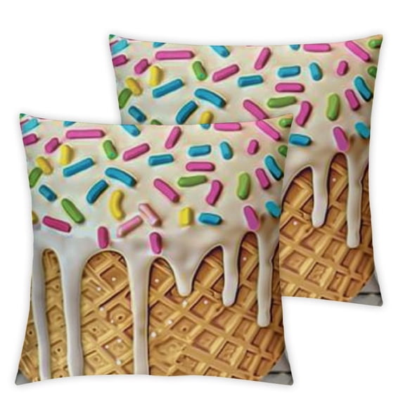 BANET Pack of 2, Hidden Zipper and Suitable for Sofa,Bed,Home,Office, 24x24in