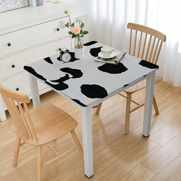 BANET Party Tablecloth , Farm Animal Theme Barnyard Party Supplies for Picnics Square Rectangular Table Cover Kids Boys Girls Birthday white