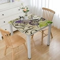 thumbnail image 1 of BANET Pastel Rose Vinyl Flannel Backed Tablecloth,Square, Roses and Spring Print Vinyl Tablecloth with Flannel Backing 40*40, 1 of 8