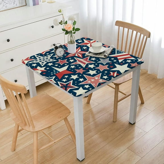 BANET Picnic Table Cover with Bench Covers Camping Essentials Tablecloth with Elastic Fitted Rectangle Table Cloth Travel Accessories RV Gear Camper Gifts for White