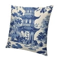 thumbnail image 1 of BANET Pillow Case Asian Inspired Eurosham Accent Toss Pillowcase Rustic Decor for Sofa Living Room Bedroom 24x24in, 1 of 5