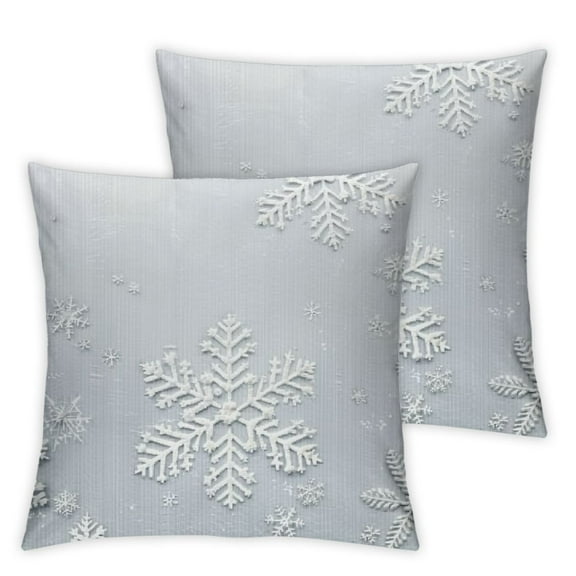 BANET Pillow Case Throw Pillow Case 2 Pack Decoration Home Sofa Couch Living Room Bedroom Car (Blue) 12x12in