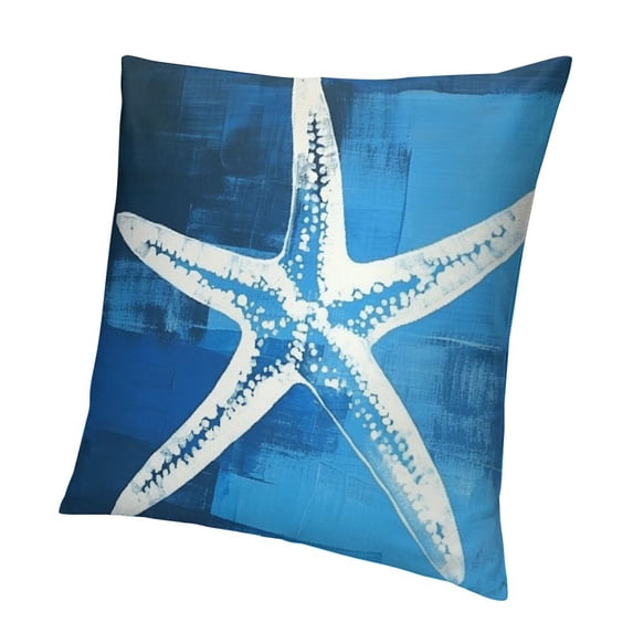 BANET Pillow Covers Themed Decorative Pillow Cases Pillowcase Navy Blue Square Cushion Covers for Bed Couch Sofa Living Room 20x20in
