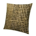 thumbnail image 1 of BANET  Pillow Covers, Throw Pillow Cover Accent Pillow Couch Pillow Brown Silk Pillow Case Hmade Square Gold Sequin Embroidered, Brown Pillow Cover White, 1 of 5
