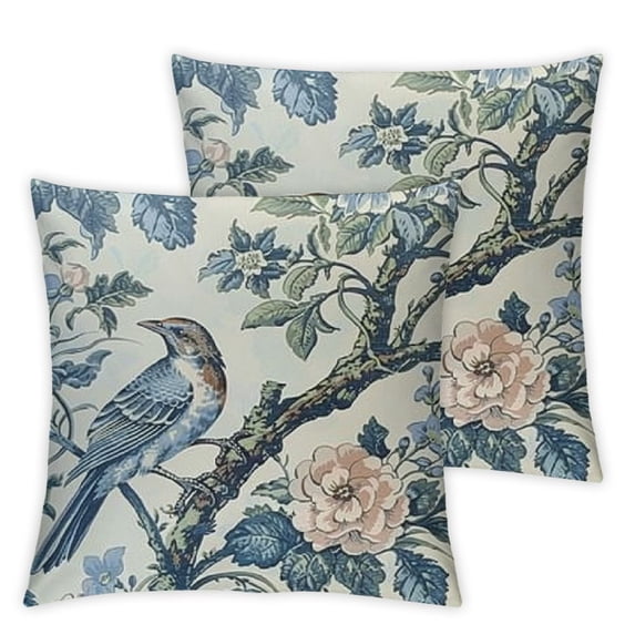 BANET Pillow Covers of 2, Bule Throw Pillow Covers Cushion Case for Couch Sofa Home 20x20in