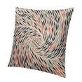 thumbnail image 1 of BANET  Pillow Sham, Abstract Feather Wave Pattern with Retro Look and Colorful Short Lines Curves, Decorative Standard King Size Printed Pillowcase White, 1 of 5