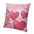 thumbnail image 1 of BANET Pillow Sham, Valentines Day Themed Floral Arrangement , Decorative Standard King Size Printed Pillowcase White, 1 of 5