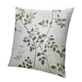 thumbnail image 1 of BANET  Pillowcase Queen, Mini Green Leaves Pattern Printed Floral Pillow Cases - Soft and Breathable Pillow Covers with Envelope Closure  White, 1 of 5