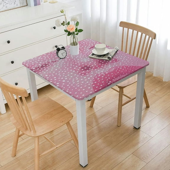 BANET Pink for Parties, Gradient Pastel Pink s for Rectangle Tables, Light Pink Table Cover for Wedding 52*52