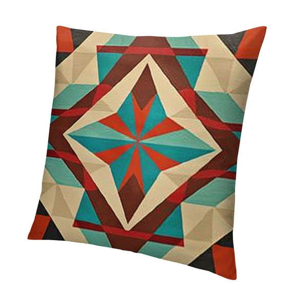 BANET Plaid Check Patten in Blue, Gold, Gray, Cream and Maroon Square Throw Waist Pillow Case Decorative Cushion Cover Pillowcase Sofa 22x22in