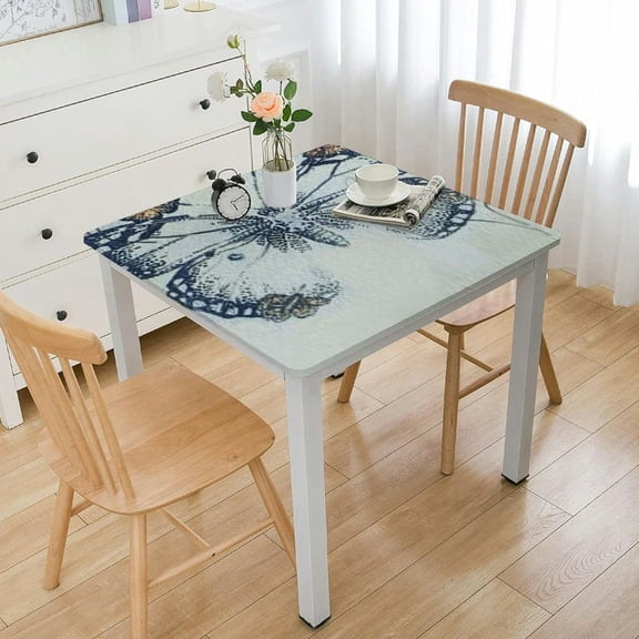 BANET Print Table Cloth Kitchen Dining Table Party white