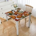 thumbnail image 1 of BANET Pumpkins Leave Square Tablecloth Washable Polyester Table Cloth for Square or Square Tables Waterproof Wrinkle Free Stain Resistant Table Cover for Kitchen Dining Room white, 1 of 8