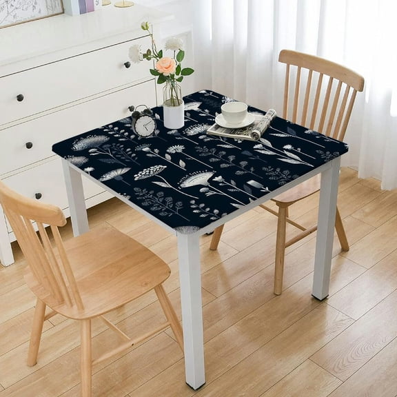 BANET Rectangle Table Cloth Cute Natural Plant Table Cover for Kitchen Dinning Party End Table Protection