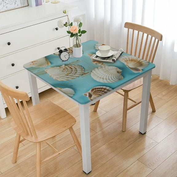 BANET Rectangle Table Cloth, Table Cover for Kitchen Dinner white