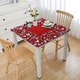 thumbnail image 1 of BANET Rectangle Tablecloth Waterproof &amp; Stainproof Tablecloths, Red Love-Tree Heart Wipeable Table Cloth Wrinkle-Free for Rectangle/Square/Dining/Party/Wedding White, 1 of 7
