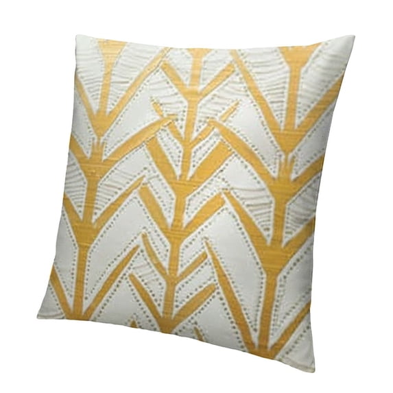 BANET Rectangular Pillowcase Decorative Lumbar Throw for Couch Sofa White