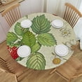 thumbnail image 1 of BANET Red Strawberry Printed Round Tablecloth Washable Polyester ,Spring Vibrant Fruits Kitchen Circle Table Cloth Cover for Party Dinning Tabletop Wedding Home Decor 54"-58, 1 of 8