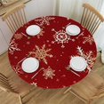 thumbnail image 1 of BANET Round Tablecloth , Decorative Circular Table Cloth Cover Washable Heat Resistant for Kitchen Dinning Holiday 42"-46, 1 of 8