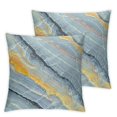 thumbnail image 1 of BANET Satin Pillowcase for Hair and Skin Pillowcase Standard Size Abstract Texture Print Pillow Cases Cooling Satin Pillow Covers with Envelope Closure Pillow Cases Set of 2 24x24in, 1 of 7