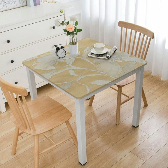 BANET Scroll Woven Fabric , Everyday, Parties, Special Occasions, Weddings and Holiday Table Cloth white