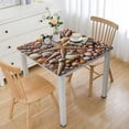 thumbnail image 1 of BANET  Seashells Outdoor Tablecloth, Pile of Seashells Nature Beach Theme Sea Starfish Spiral Shape Pattern, Decorative Washable Picnic Table Cloth White, 1 of 7