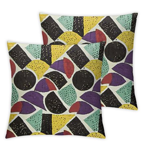 BANET Set of 2 Pillow Covers , Throw Pillow Covers Design Cushion Covers Decorative Pillow Covers for Boys Child 12x12in