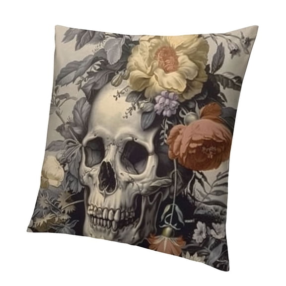BANET Skull Gifts, Decor Aesthet, Reverisble Pillow Cover, Pillows, Room Decor 20x20in