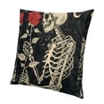 thumbnail image 1 of BANET Skull The Kissing Lovers Art Throw Pillow Case, Gift for Wife, , for Tarot Lovers, Skull Lovers, Wedding, Cushion Cover for Sofa Couch Bed 20x20in, 1 of 5
