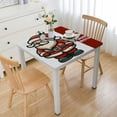thumbnail image 1 of BANET Smiling Tablecloth with Big Signboard Merry Christmas Happy New Year Rectangle Tablecloth Picnic Tablecloth BBQ Table Cloths Polyester for Kitchen White, 1 of 7