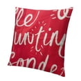thumbnail image 1 of BANET Soft Soild Decorative Square Throw Pillow Covers Outdoor Patio Pillow Elegant Red Pillow for Sofa Bedroom Car White, 1 of 5
