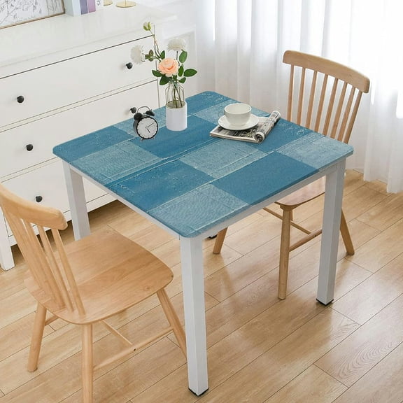 BANET Soild Spring Table Cloth Wrinkle Resistant Woven Decorative Tablecloths, Spillproof Soil Resistant Table Cover white