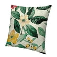 thumbnail image 1 of BANET Spring Pillow Covers, Olive Green Teal Yellow Flower Decorative Throw Pillows,Vintage Plant Floral Summer Seasonal Outdoor Decor Pillowcase Cushion Cover for Couch Sofa White, 1 of 5
