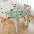 BANET Spring Sage Green Tablecloth, Flower Patterns Table Cloth Spill ...