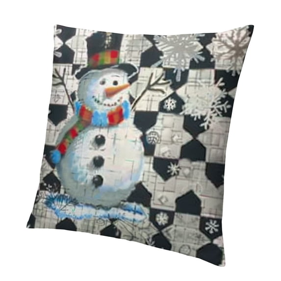 BANET Spring Summer Fall Winter Pillow Covers Home Pillow Case Floral Bloom Pumpkin Cushion Case for Home Decor White
