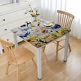 thumbnail image 1 of BANET  Spring Tablecloth for Rectangle Tables - Blooming Flower Spring Decorations for Home - Water Resistant Flower Table Cloth for Party,Table white, 1 of 8