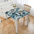 thumbnail image 1 of BANET Square Blue Tablecloth,Flower Table Cloth, Tablecover for Square Tables,Perfect for Kitchen Dinner, Restaurant ,Holiday Picnic Party Table Cover White, 1 of 7