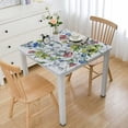 thumbnail image 1 of BANET Square Flowers Print Table Cloth With Wrinkle Resistant For Kitchen Holiday Picnic Party Dinner Room Patio Indoor Outdoor Decor 52*52, 1 of 8