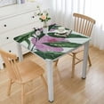 thumbnail image 1 of BANET Square Leaf Table Cloth Polyester Cover Decorative for Holiday Kitchen Dining Party white, 1 of 8