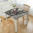 thumbnail image 1 of BANET Square/Rectangle Tablecloth Cotton Linen Tablecloth Table Cover Kitchen Dinning Tabletop Decoration White, 1 of 7