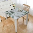 thumbnail image 1 of BANET Square Sage Green Leaf Floral Table Cloth,Stain Resistance Polyester Eucalyptus Branch Leaves Table Covers for Kitchen Dining,Small for Party Picnic white, 1 of 8