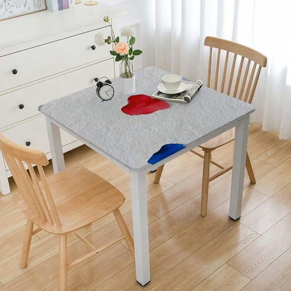 BANET Square, Table Cover for Party Dinner Decor white