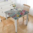 thumbnail image 1 of BANET Square Tablecloth, Spring Nottingham Garden, Wrinkle and Stain Resistant Fabric Table Cloth, Multicolor white, 1 of 7