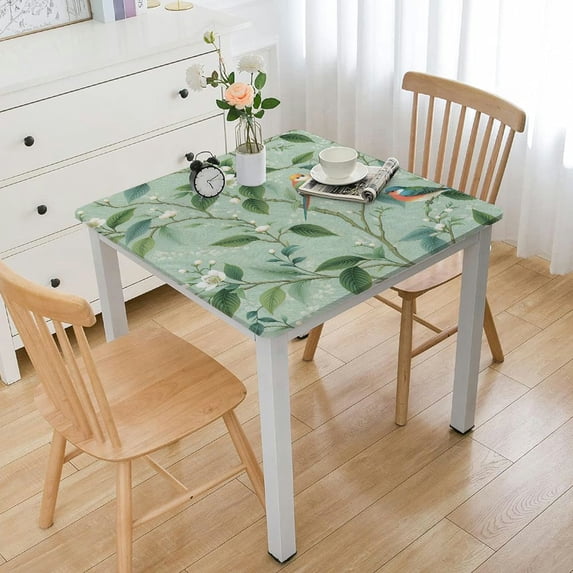 BANET Square Tablecloth, Tablecloth for Square Tables,Perfect for Kitchen Dinner, ,Holiday Picnic Table Cover White