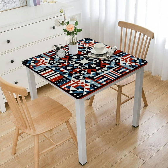 BANET Square table Cloth , Party Dinner Decoration Washable Square table cloth White