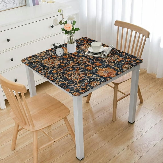 BANET Table Cloth Decorative Tablecover Washable Rectangle Tablecloths, Dining, Buffet Parties & Wedding, Imperfection - Thanksgiving/Christmas white