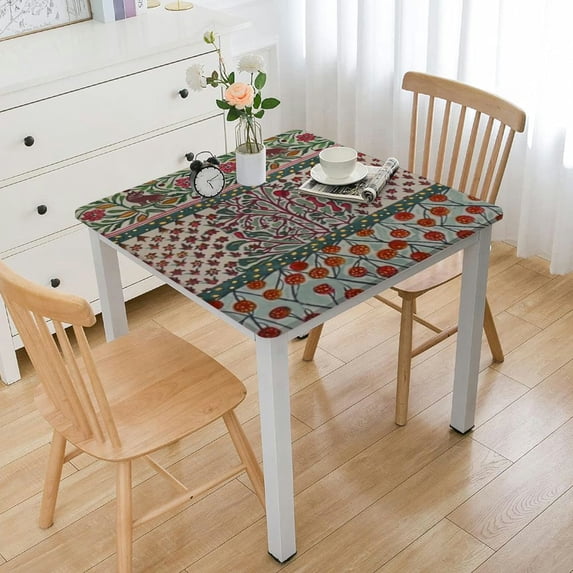 BANET Table Cloth Decorative Tablecover Washable Rectangle Tablecloths, Dining, Buffet Parties & Wedding Use, - Spring/Summer white