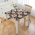 thumbnail image 1 of BANET Table Cloth - Dusky Pink Pop of Flowers Washable Microfiber Tablecloth Decorative Table Covers for Holiday Party Kitchen Dinning white, 1 of 7